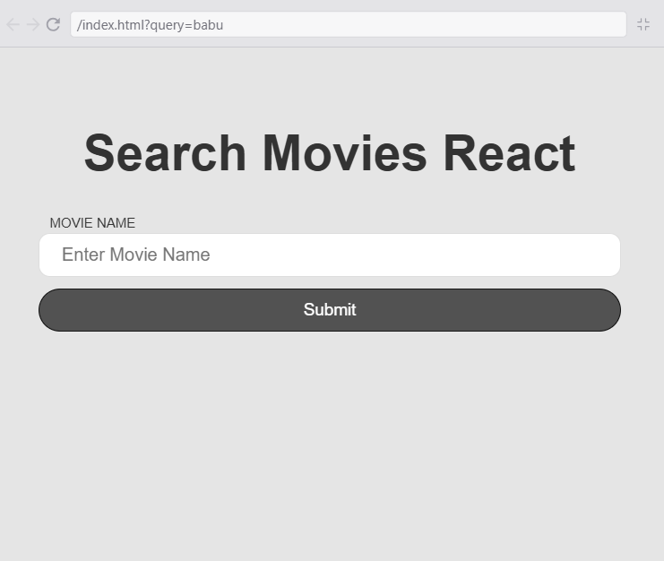 Movie Search App